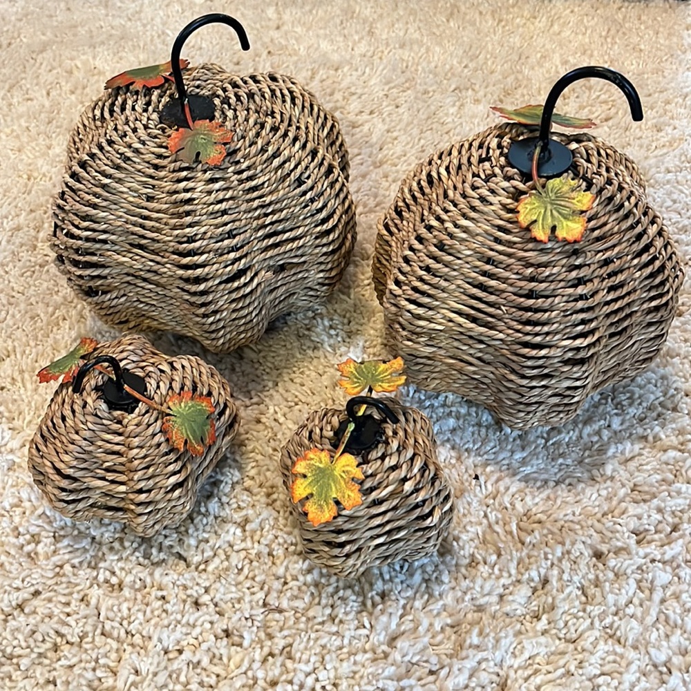 Fall decor Pumpkin set